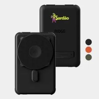 RIDGE® Magnetic Power Bank, 10,000 mAh, shown with sample decoration