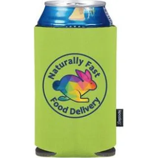 Koozie® Collapsible Can Cooler, shown with sample decoration
