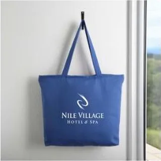 Beaverton Zippered Canvas Tote, shown with sample decoration